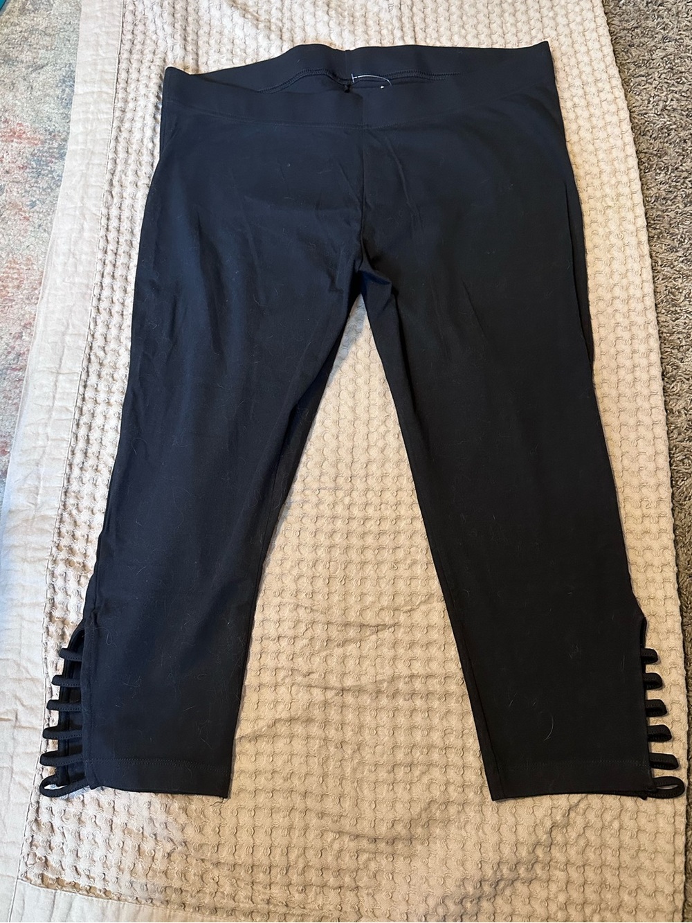 Lot of 3 Old Navy Black Leggings (capri, ankle, and full lengths)